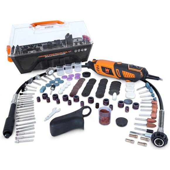 1.3-Amp Variable Speed Steady-Grip Rotary Tool with 190-Piece Accessory Kit - Picture 1 of 7